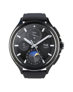 Смарт-годинник Xiaomi Watch 2 Pro Bluetooth Case With Black Fluororubber Strap Чорний (Black)