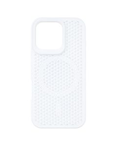 Чехол накладка для iPhone 16 Pro Max TPU+PC AeroCool MagSafe Белый (White)