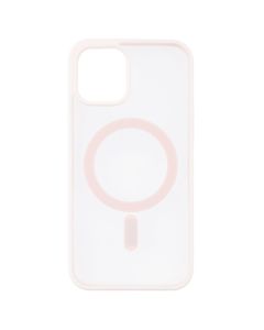 Чехол накладка для iPhone 12/12 Pro TPU Color MagSafe Розовый (Pink)