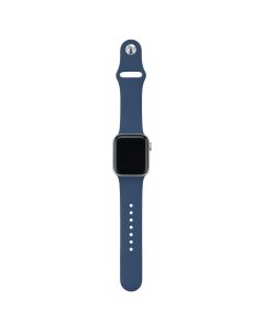 Смарт-годинник Apple Watch SE GPS 40мм Silver Aluminium Case with Denim Sport Band - S/M (MXEC3QH/A)
