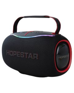 Bluetooth колонка Hopestar H80 (80W/TWS/IPX6/RGB/8800mAh) Чорна (Black)
