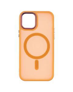 Чохол накладка для iPhone 12 Pro Max MagSafe MATTE Помаранчева (Orange)