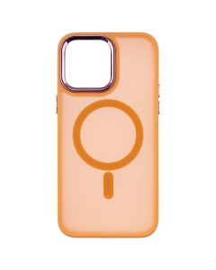 Чехол-накладка для iPhone 14 Pro Max MagSafe MATTE Оранжевый (Orange)