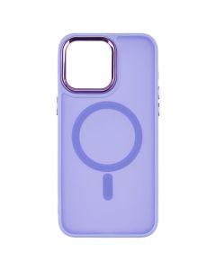 Чехол-накладка для iPhone 15 Pro Max MagSafe MATTE Фиолетовый (Purple)