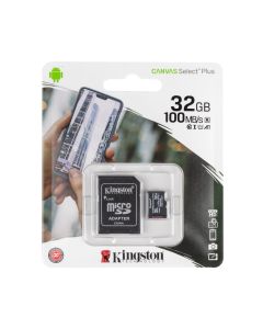 Карта пам'яті MicroSD Kingston 32Gb Class 10 UHS-1 +адаптер