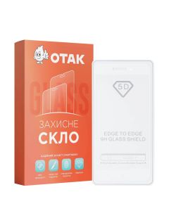 Защитное стекло для Xiaomi Redmi 5A 3D Белое (White)