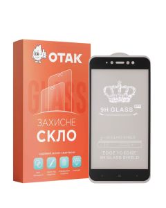 Захисне скло для Xiaomi Redmi Note 5A 3D Чорне (Black)