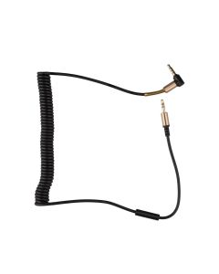 Кабель AUX Hoco UPA02 With Mic 2м Чорний (Black)