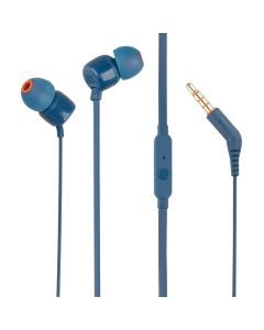 Навушники з мікрофоном JBL T110 (JBLT110BLU) Сині (Blue)