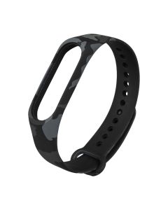 Ремінець для годинника Xiaomi Mi Band 3/4 Сірий Камуфляж (Grey Camouflage)