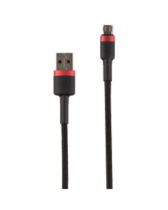 USB кабель Baseus Cafule 2.4A Micro USB 1м Чёрный (Black)