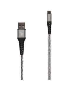 USB кабель Pixus Flex Micro-USB Срібний (Silver)