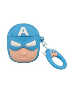 Чохол для навушників AirPods Marvel & DC (Капітан Америка)