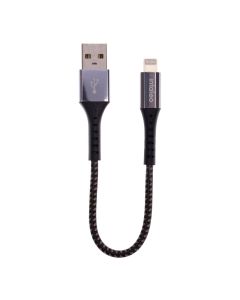 USB кабель Intaleo Lightning 0.2м Чорний (Black)