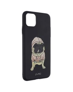 Чохол накладка для iPhone 11 Pro Max Pump Tender Мопс Сіра (Grey)