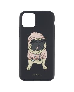 Чохол накладка для iPhone 11 Pro Pump Tender Мопс Сіра (Grey)