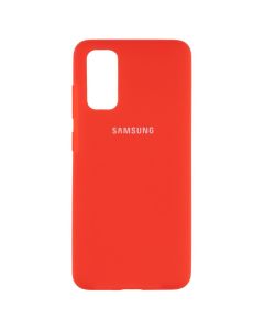 Чехол накладка для Samsung S20 Soft Case Красный (Red)