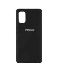 Чехол накладка для Samsung A41 Soft Case Черный (Black)