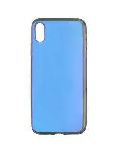 Чохол накладка для iPhone XS MAX Baseus Glow TR Синя (Blue)