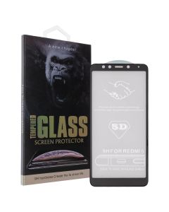 Защитное стекло для Xiaomi Redmi 5 King Kong 5D Черное (Black)