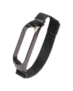 Ремінець для годинника Xiaomi Mi Band 5/6 Milanese Loop Чорний (Black)