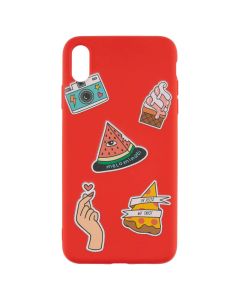 Чехол накладка для iPhone Xs Max WAVE Color Style Арбуз Красный (Red)