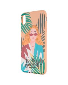 Чохол накладка для iPhone Xs Max WAVE Girl Go Wild Рожева (Pink Sand)