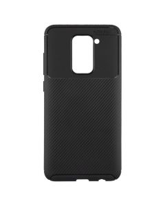 Чохол накладка для Xiaomi Redmi Note 9 Carbon Чорна (Black)