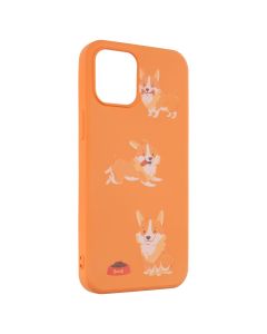 Чохол накладка для iPhone 12 Pro Max WAVE Fancy Коргі Помаранчева (Peach)