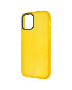 Чохол накладка для iPhone 12 Mini Neon TPU Case Жовта (Yellow)