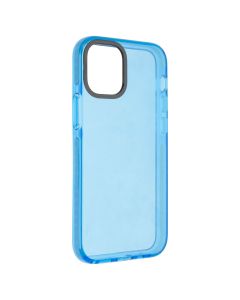 Чехол накладка для iPhone 12 Mini Неоновый TPU Case Синий
