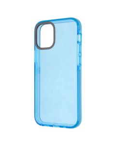 Чехол накладка для iPhone 12 Mini Неоновый TPU Case Синий
