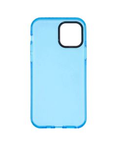 Чехол накладка для iPhone 12/12 Pro Неоновый TPU Case Синий