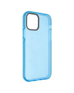 Чехол накладка для iPhone 12/12 Pro Неоновый TPU Case Синий