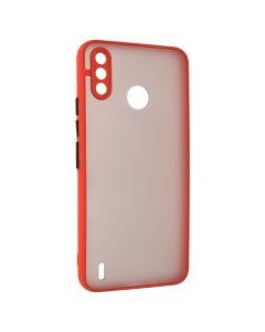 Чехол накладка для TECNO Spark 6 GO Avenger Matte Color Красный (Red)