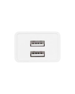 Зарядний пристрій XO L65 2.4A/2 USB Білий (White)