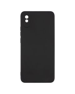 Чехол накладка для Xiaomi Redmi 9A Турмалин Черный (Black)
