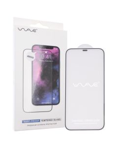 Захисне скло для iPhone 12 Pro Max Wave Dust-Proof Чорне (Black)