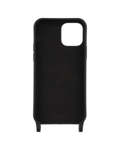 Чехол накладка для iPhone 12/12 Pro STRAP Color Case Черный (Black)