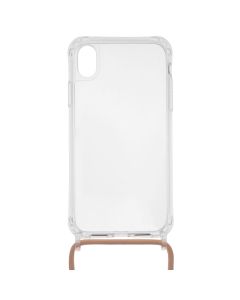 Чехол накладка для iPhone XR ROPE Clear Розовый (Pink Sand)