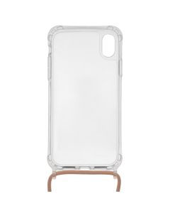 Чехол накладка для iPhone XR ROPE Clear Розовый (Pink Sand)