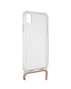 Чехол накладка для iPhone XR ROPE Clear Розовый (Pink Sand)