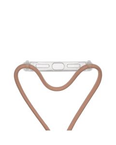 Чехол накладка для iPhone XR ROPE Clear Розовый (Pink Sand)