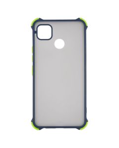 Чохол накладка для TECNO POP 4 Shock Matte Синя (Dark Blue)