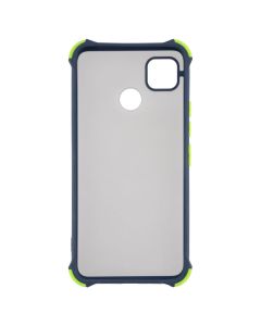 Чохол накладка для TECNO POP 4 Shock Matte Синя (Dark Blue)