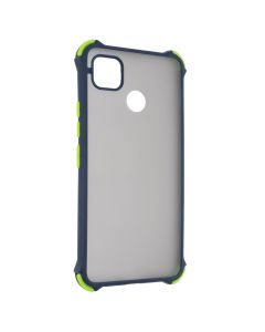 Чохол накладка для TECNO POP 4 Shock Matte Синя (Dark Blue)