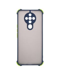 Чохол накладка для TECNO Spark 6 Shock Matte Синя (Dark Blue)