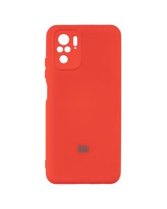 Чехол накладка для Xiaomi Redmi Note 10/10s Soft Case Красный (Red)