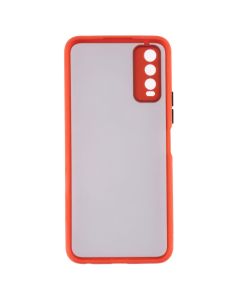 Чохол накладка для Vivo Y20/Y12S Bumper Matte Case Червона (Red)