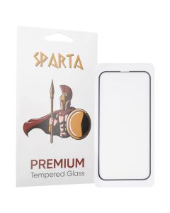 Захисне скло для iPhone 13/13 Pro/14 6D UA Sparta Чорне (Black)